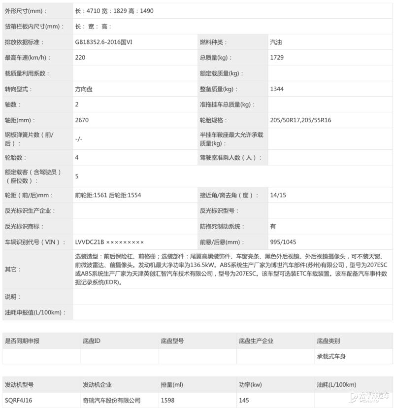 艾瑞泽5plus车长，艾瑞泽5plus前脸-第6张图片