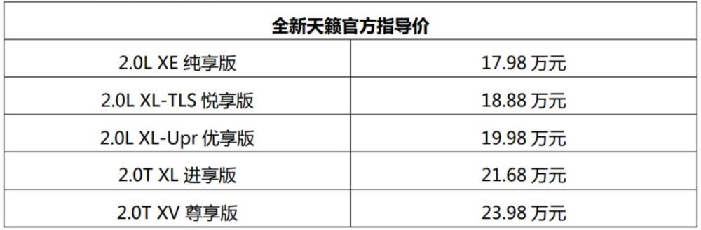 东风日产新天籁多少钱，东风日产天籁值得买吗-第8张图片